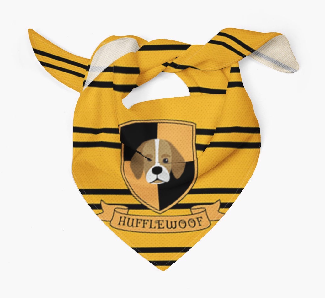 Harry Pawter: Personalised {breedFullName} Bandana