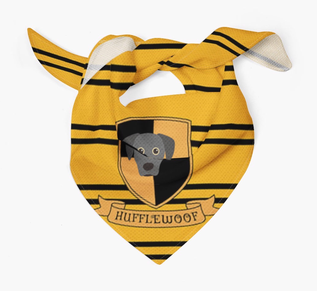 Harry Pawter: Personalised {breedFullName} Bandana