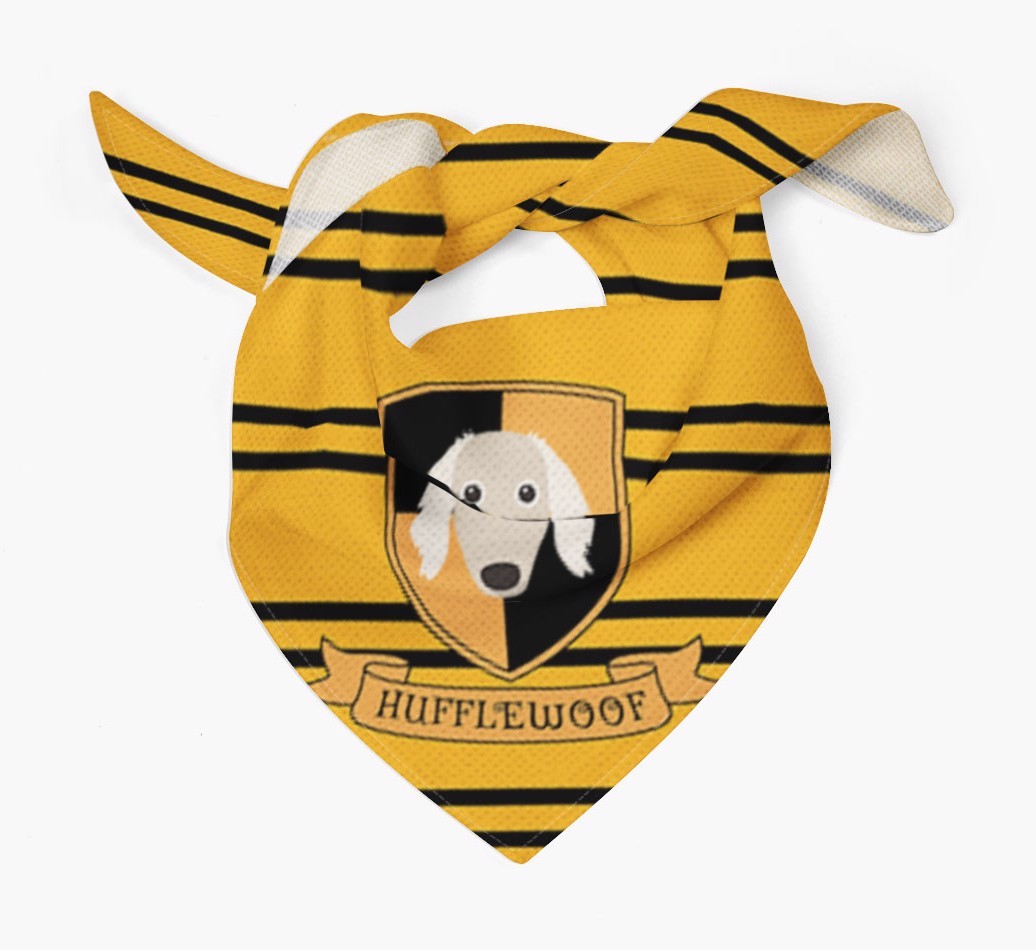 Harry Pawter: Personalised {breedFullName} Bandana