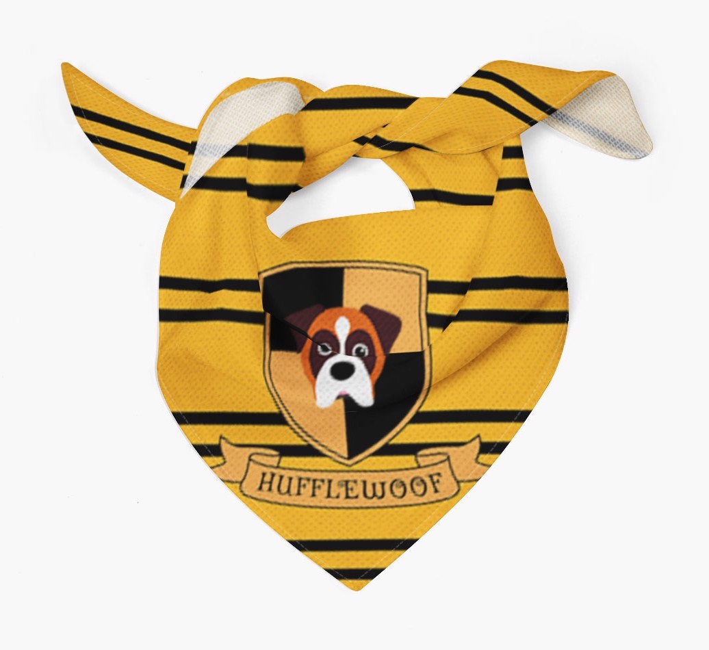 Harry Pawter: Personalised {breedFullName} Bandana