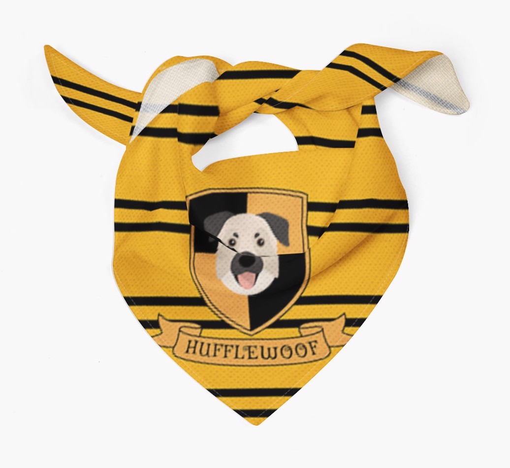 Harry Pawter: Personalised {breedFullName} Bandana