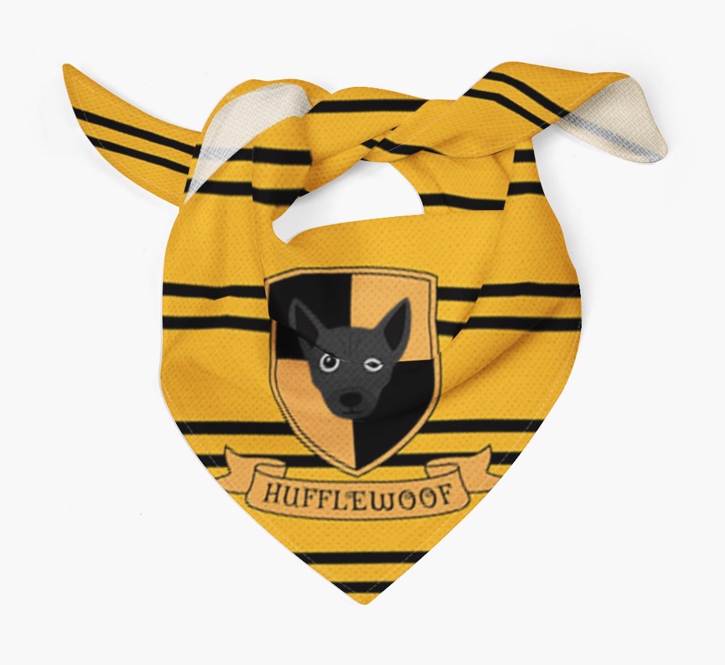 Harry Pawter: Personalised {breedFullName} Bandana