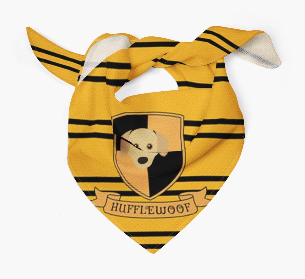 Harry Pawter: Personalised {breedFullName} Bandana