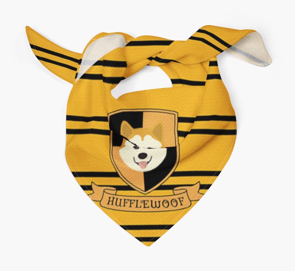Harry Pawter: Personalised {breedFullName} Bandana