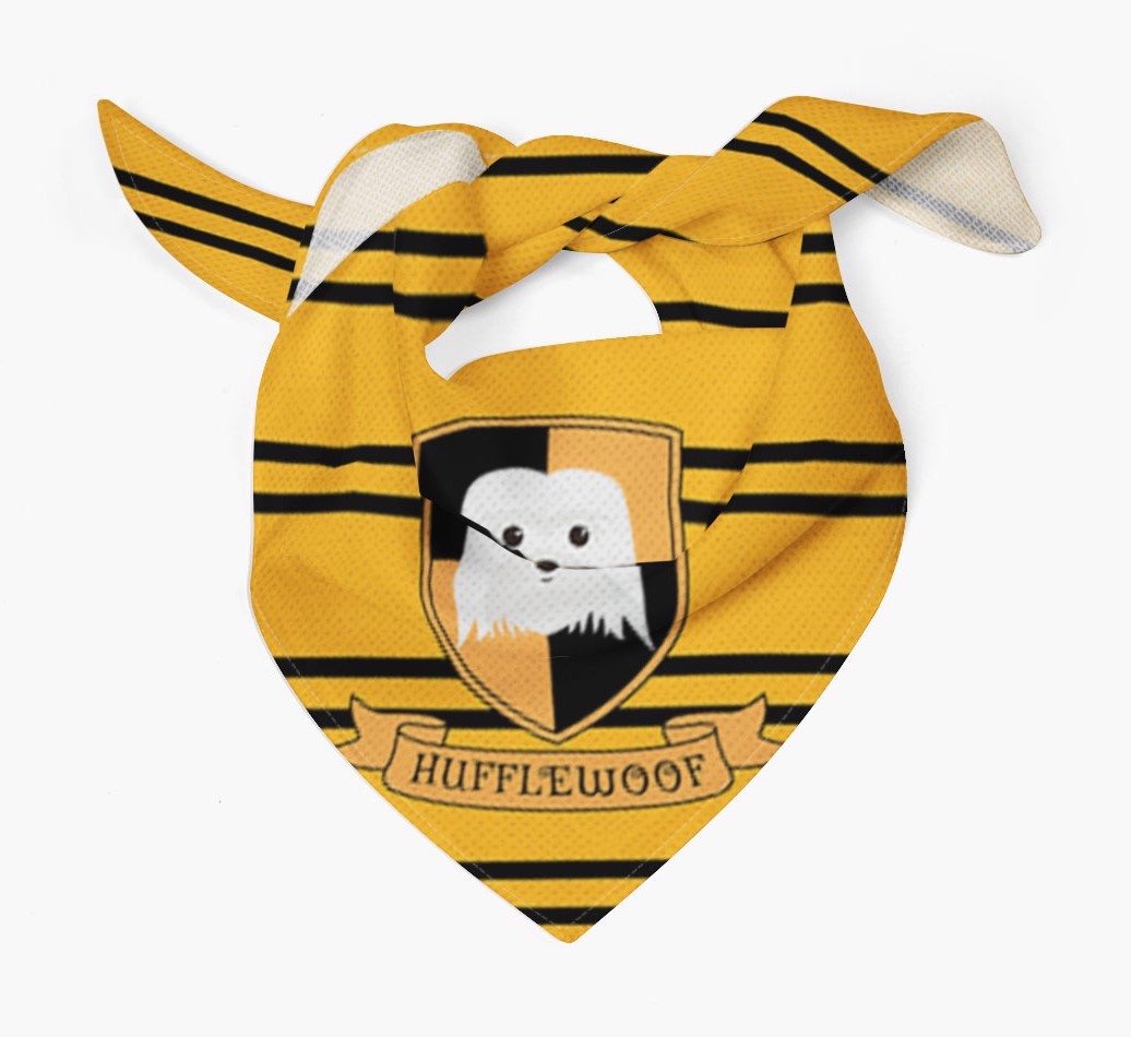 Harry Pawter: Personalised {breedFullName} Bandana