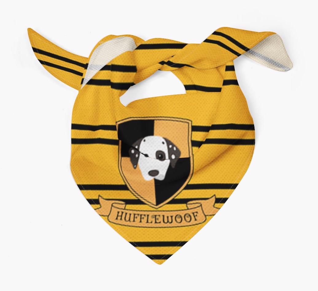 Harry Pawter: Personalised {breedFullName} Bandana