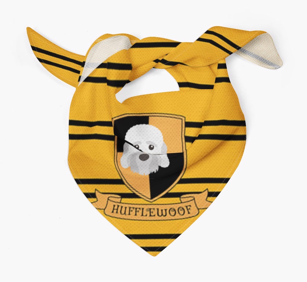 Harry Pawter: Personalised {breedFullName} Bandana