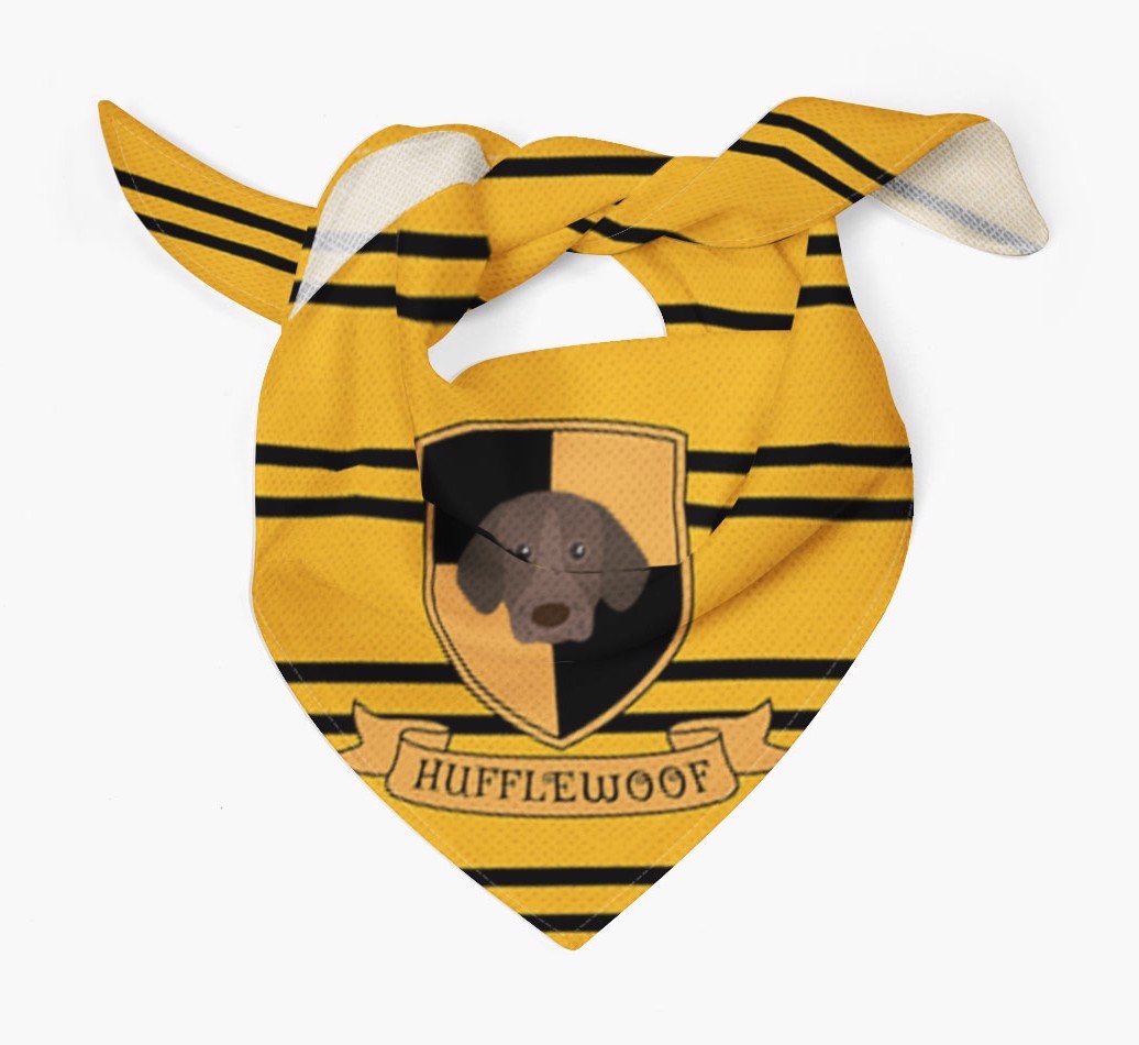 Harry Pawter: Personalised {breedFullName} Bandana
