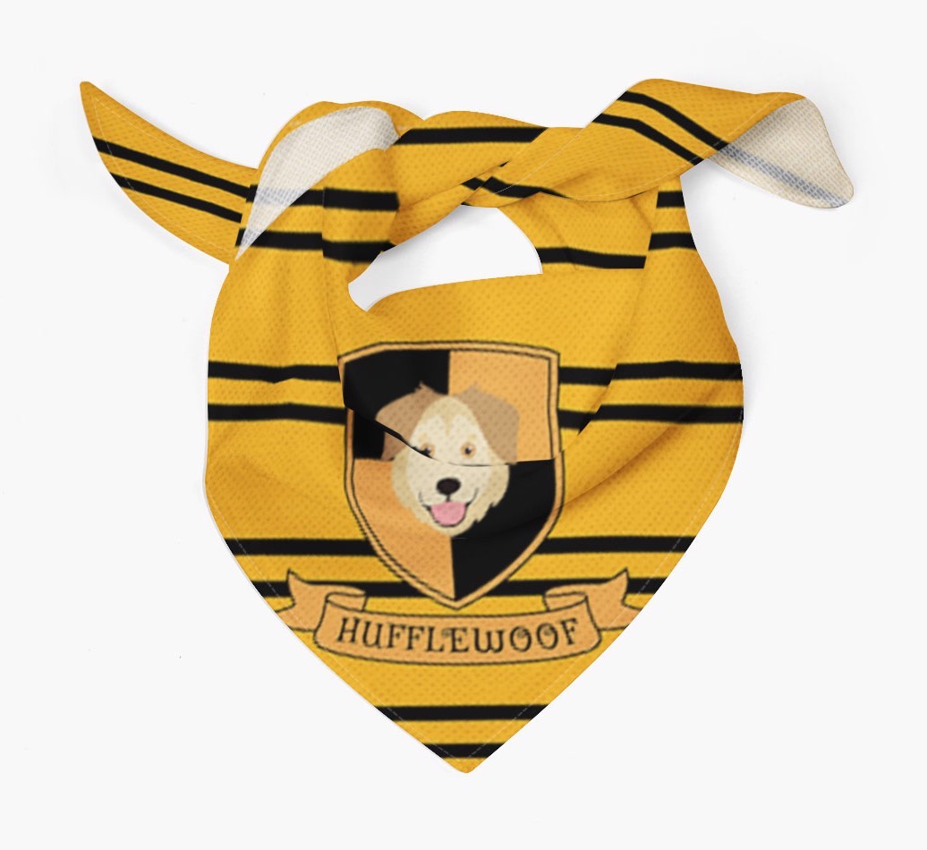 Harry Pawter: Personalised {breedFullName} Bandana