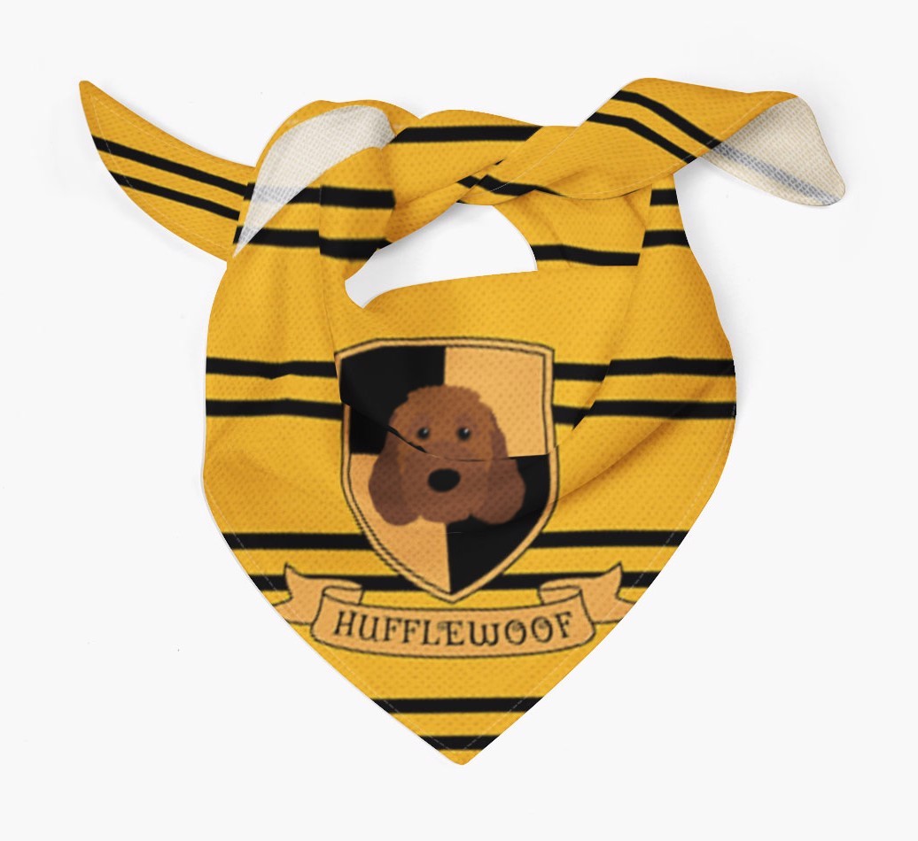 Harry Pawter: Personalised {breedFullName} Bandana