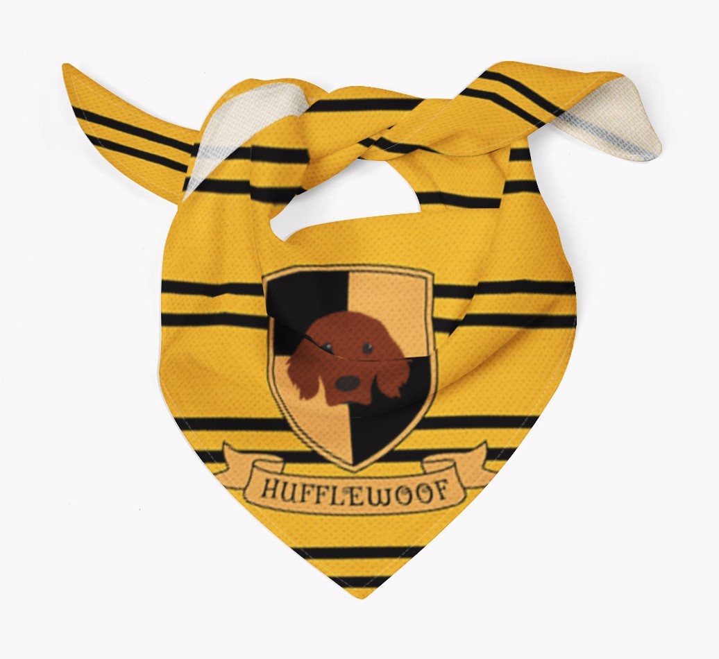Harry Pawter: Personalised {breedFullName} Bandana