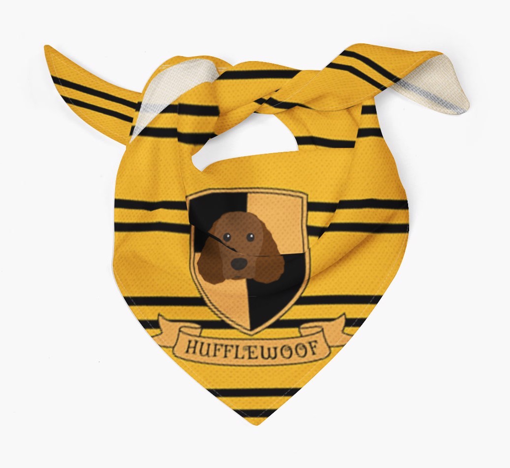Harry Pawter: Personalised {breedFullName} Bandana