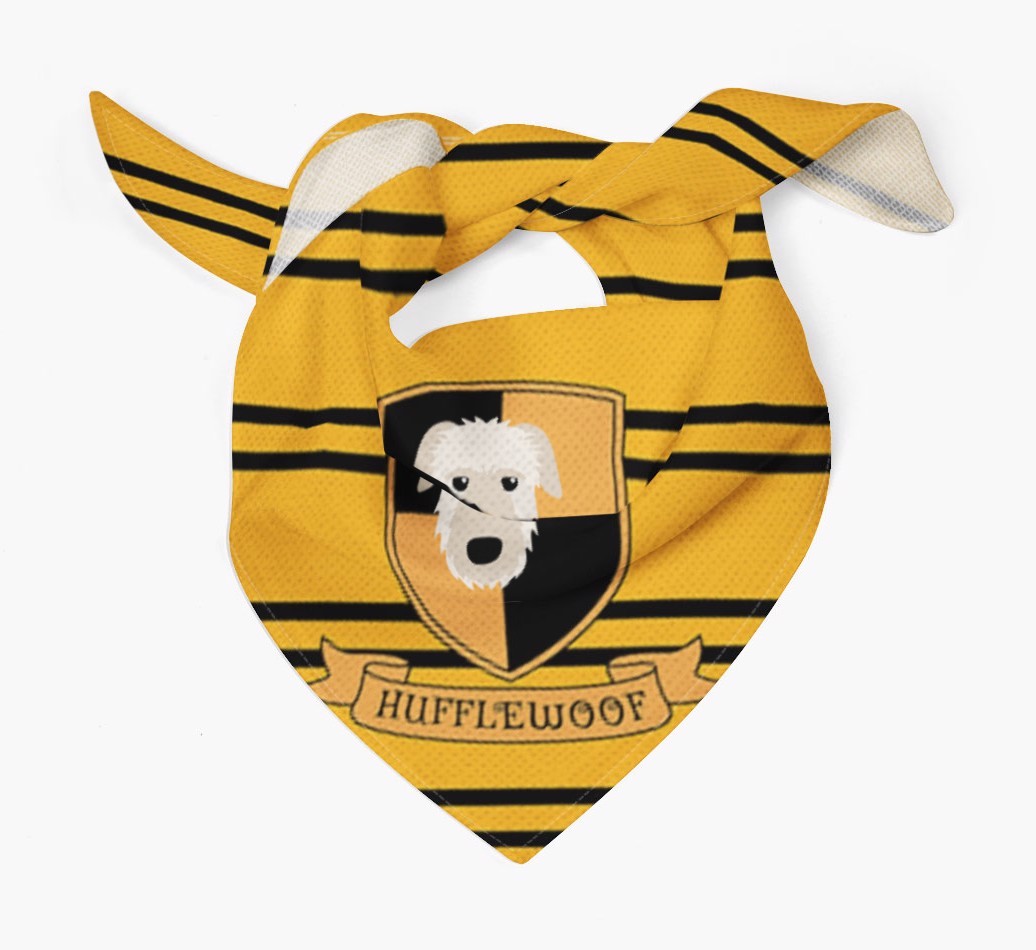 Harry Pawter: Personalised {breedFullName} Bandana