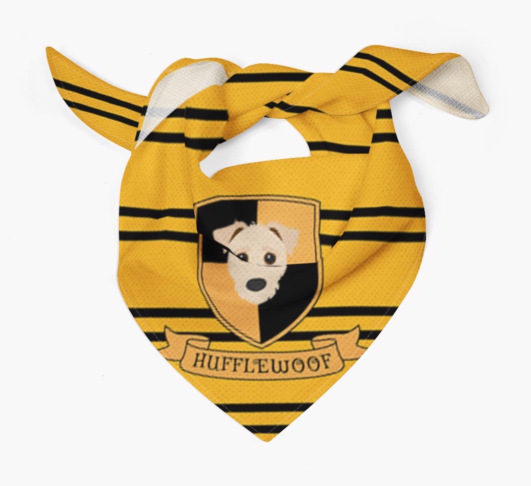 Harry Pawter: Personalised {breedFullName} Bandana