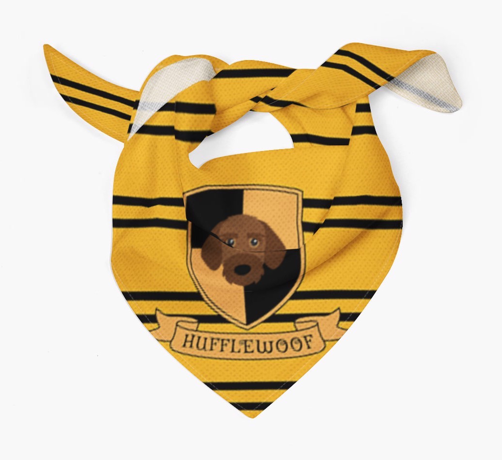 Harry Pawter: Personalised {breedFullName} Bandana