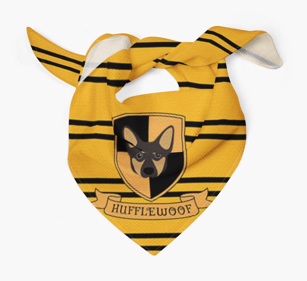 Harry Pawter: Personalised {breedFullName} Bandana