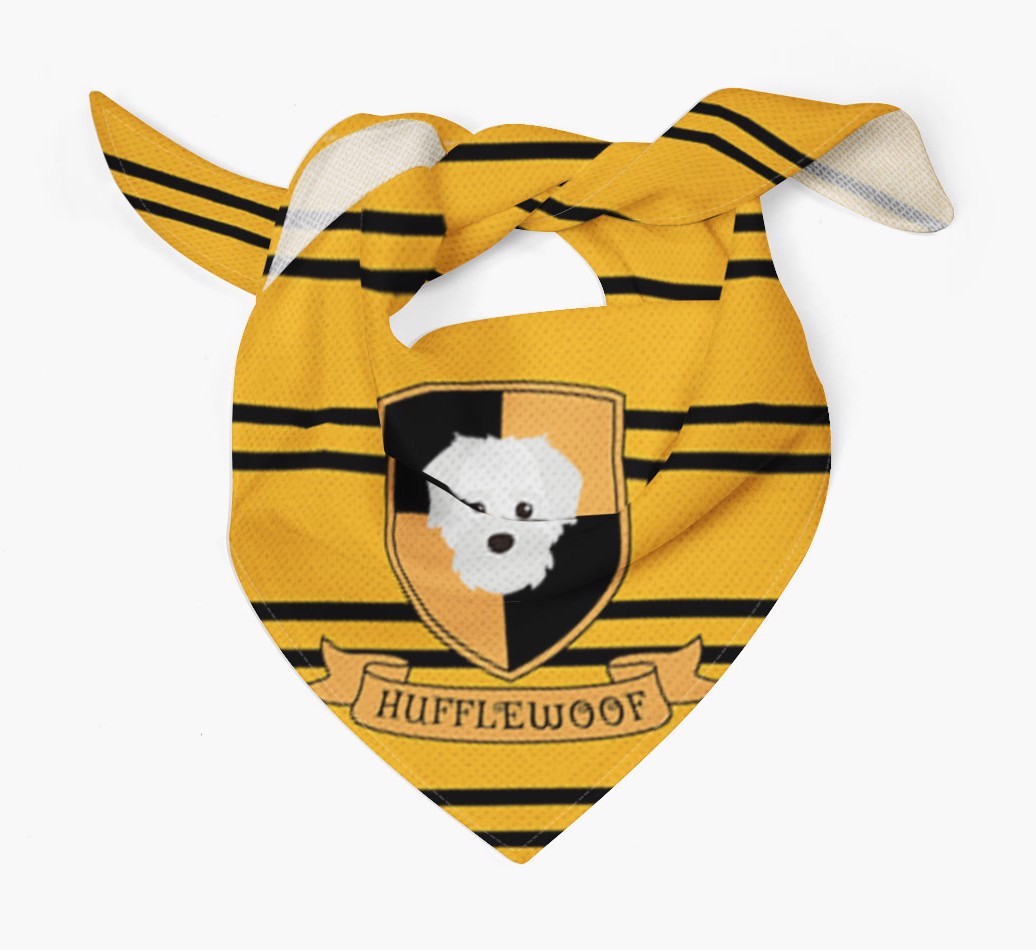 Harry Pawter: Personalised {breedFullName} Bandana