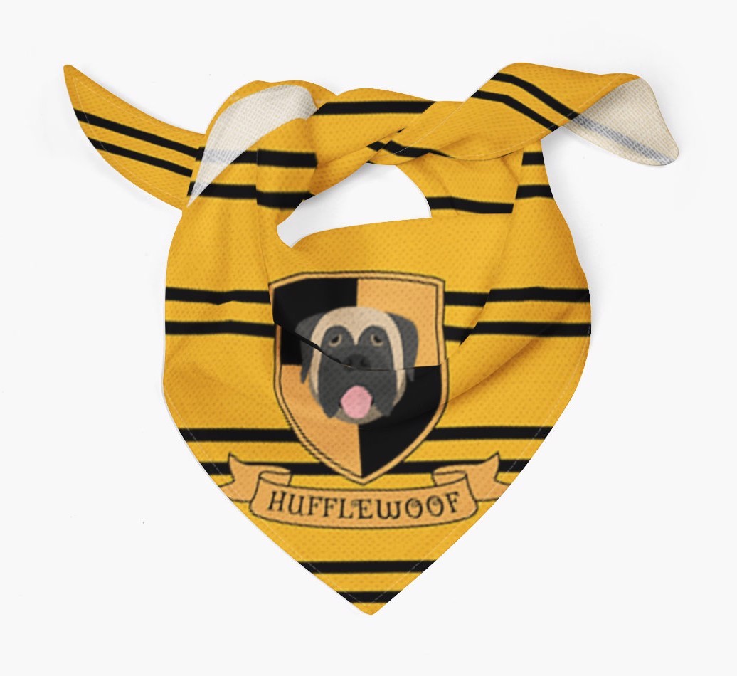 Harry Pawter: Personalised {breedFullName} Bandana