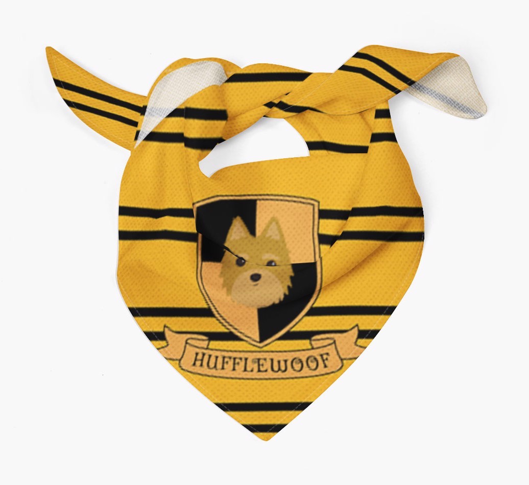 Harry Pawter: Personalised {breedFullName} Bandana