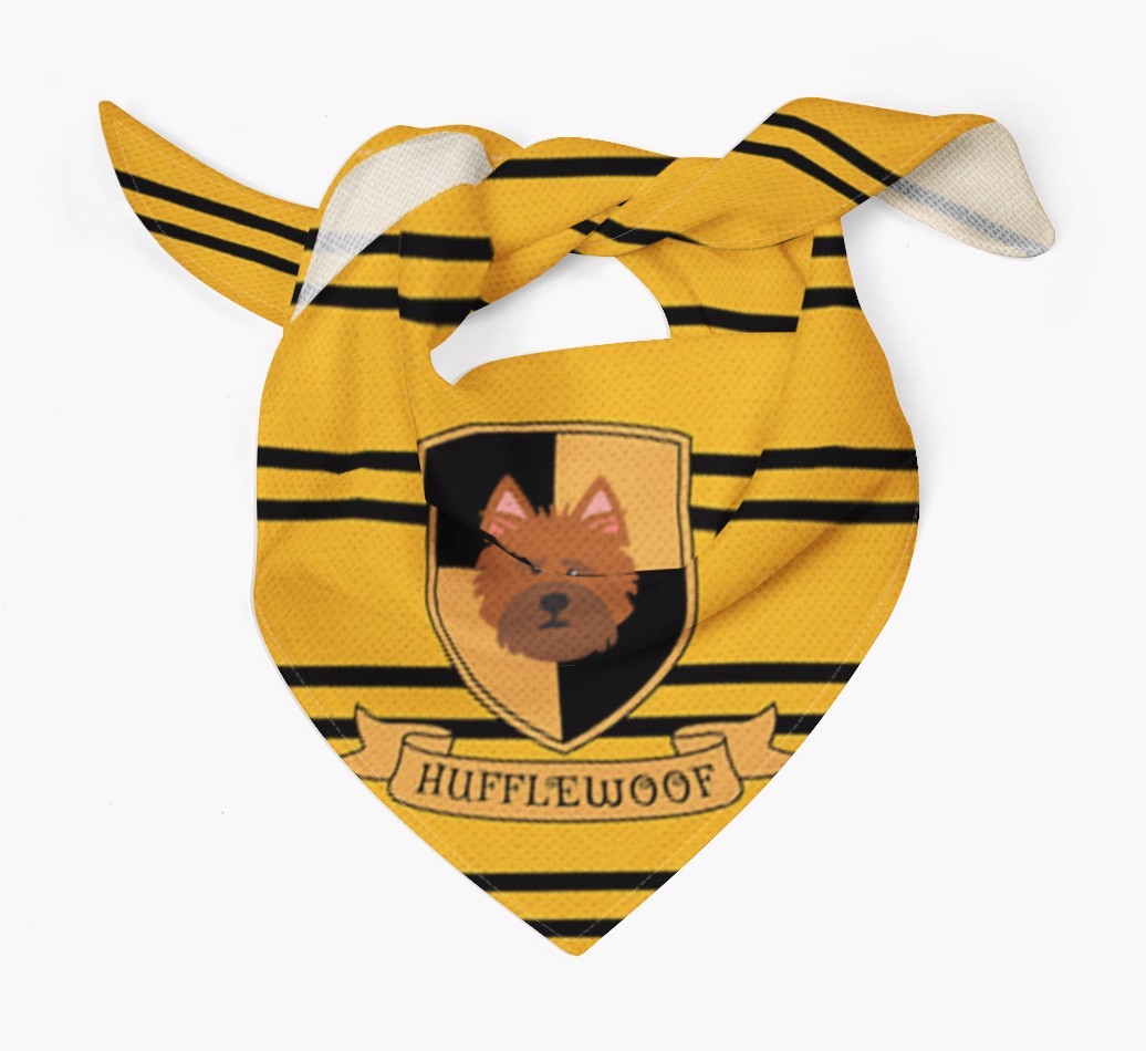 Harry Pawter: Personalised {breedFullName} Bandana