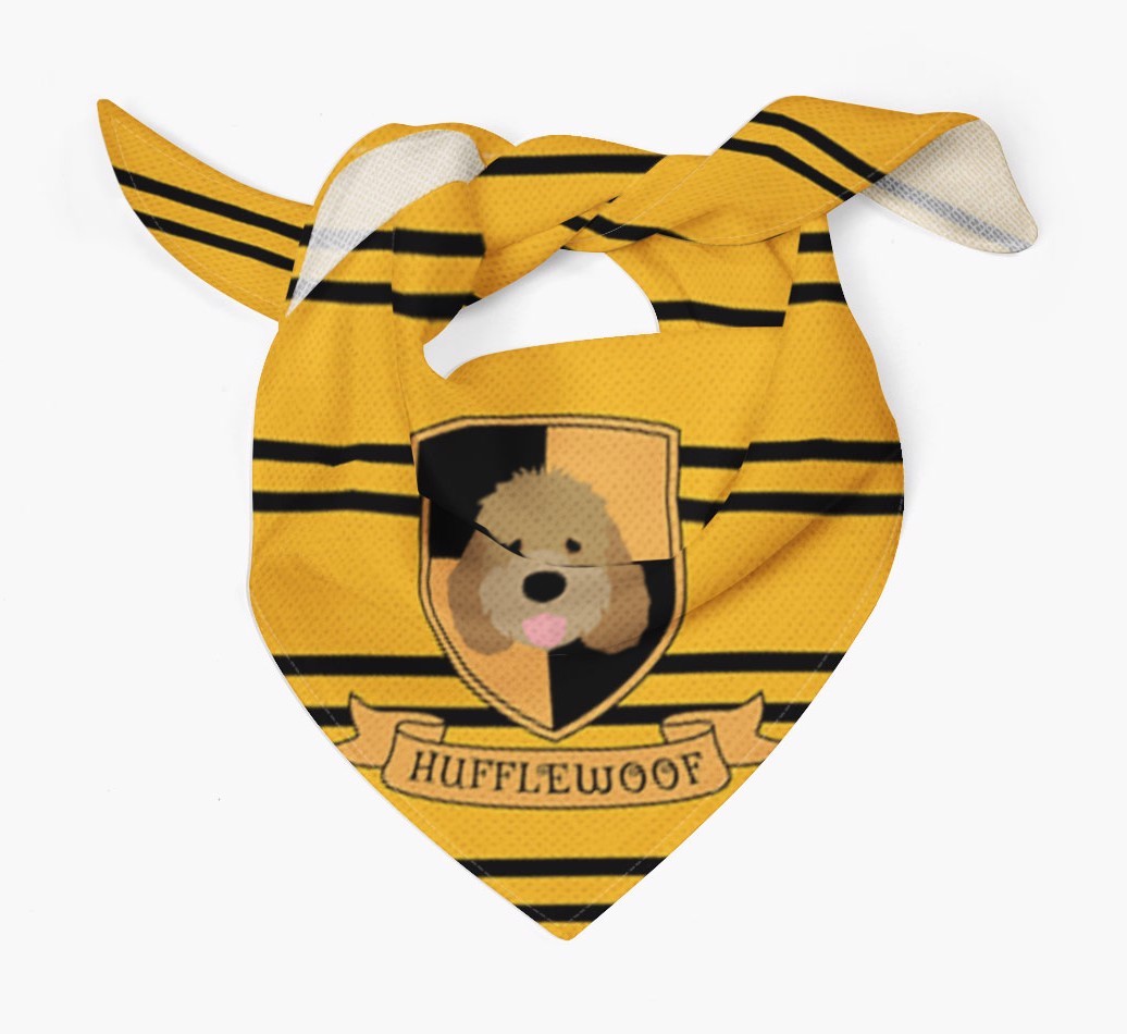 Harry Pawter: Personalised {breedFullName} Bandana