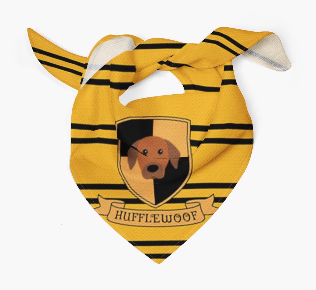 Harry Pawter: Personalised {breedFullName} Bandana