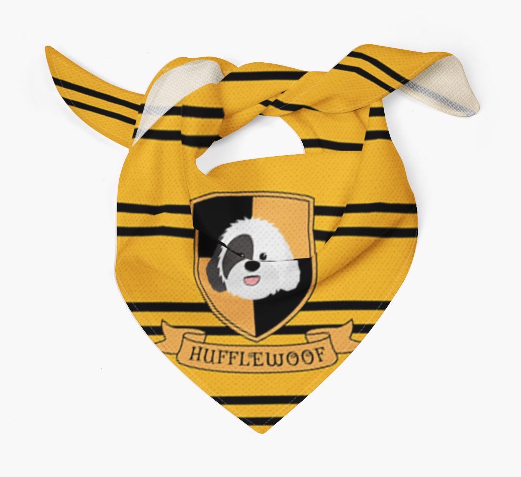 Harry Pawter: Personalised {breedFullName} Bandana