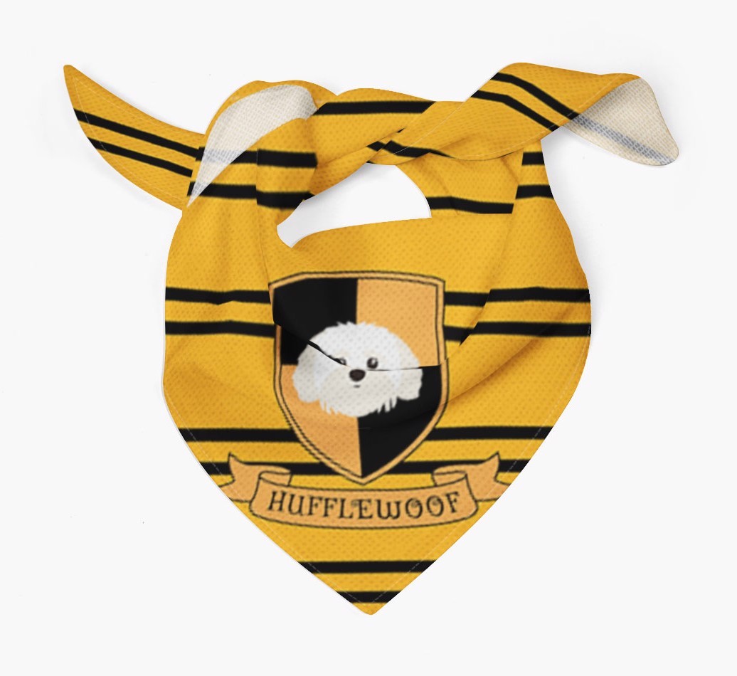 Harry Pawter: Personalised {breedFullName} Bandana