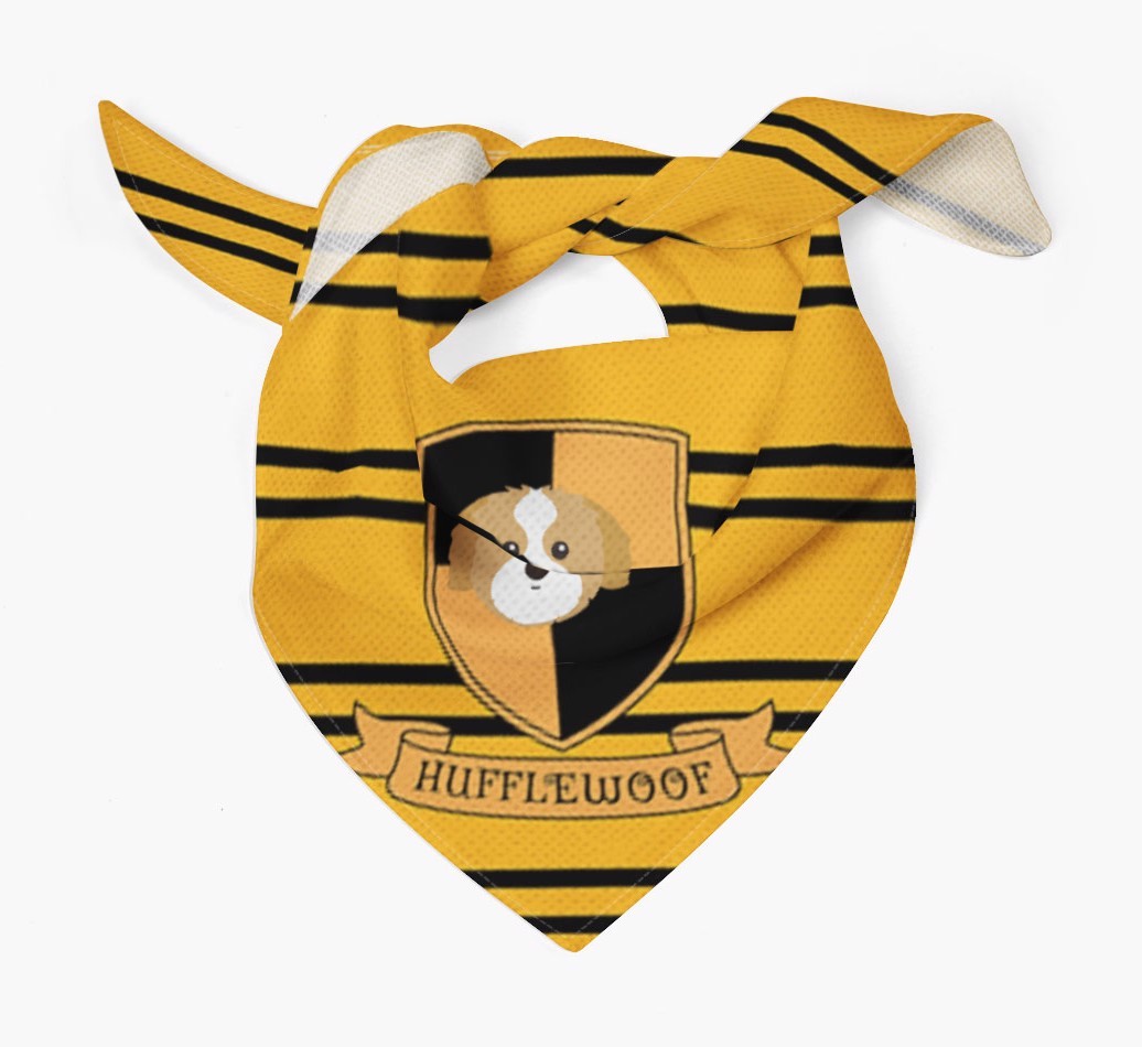 Harry Pawter: Personalised {breedFullName} Bandana