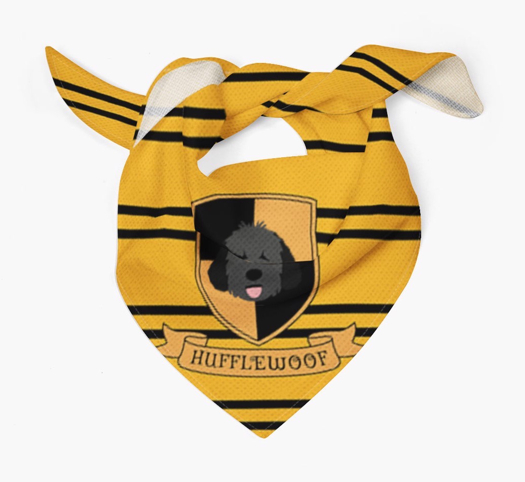 Harry Pawter: Personalised {breedFullName} Bandana