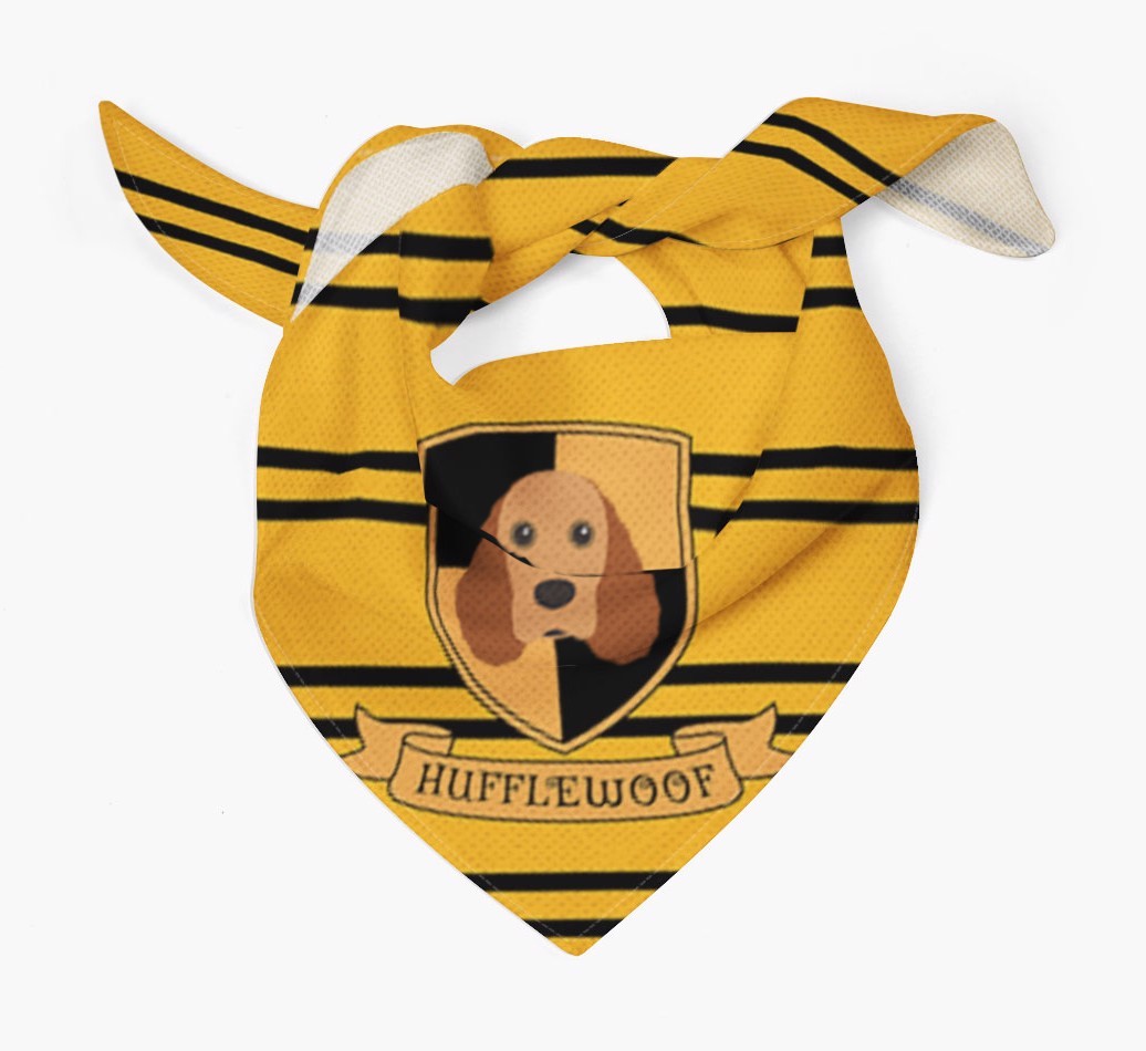 Harry Pawter: Bandana for your {breedFullName}