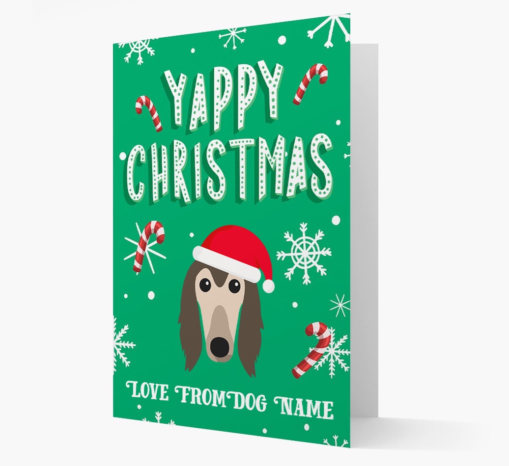 Yappy Christmas: Personalized {breedFullName} Christmas Card