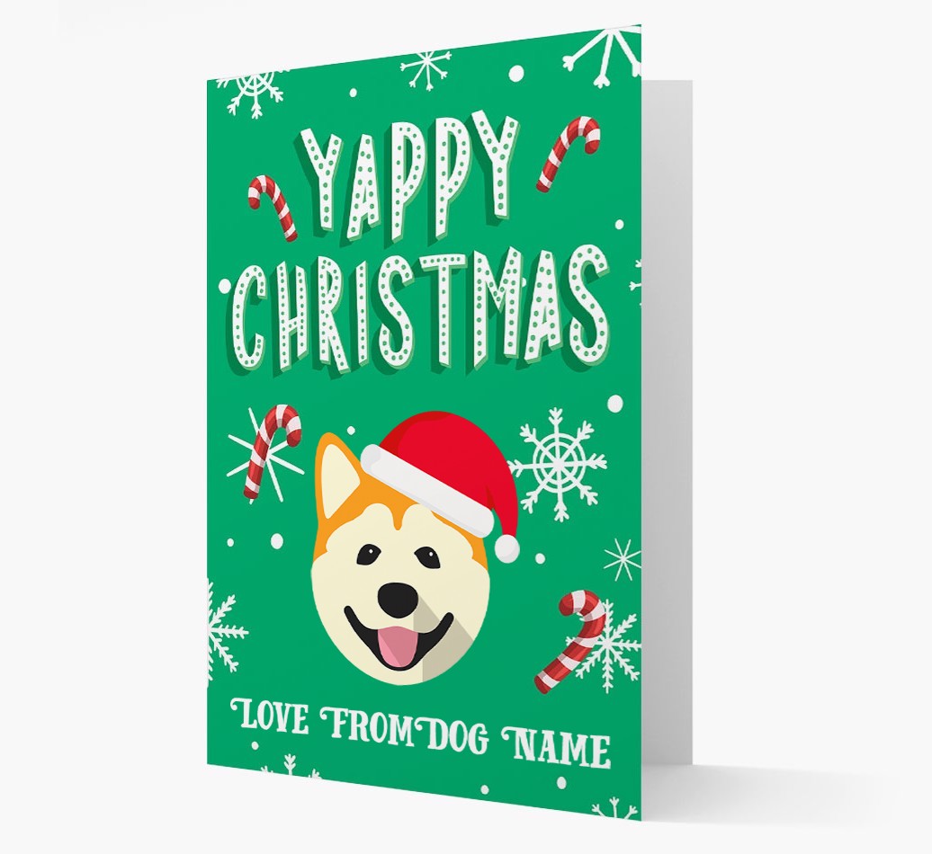Yappy Christmas: Personalised {breedFullName} Christmas Card