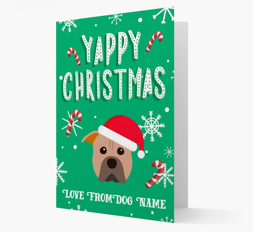 Yappy Christmas: Personalised {breedFullName} Christmas Card
