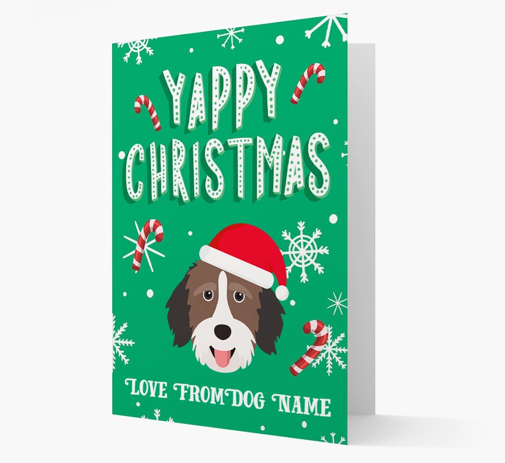 Yappy Christmas: Personalized {breedFullName} Christmas Card