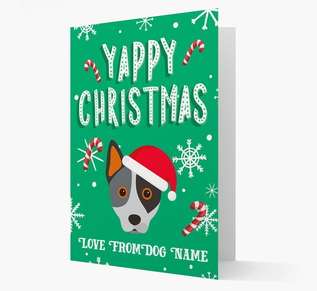 Yappy Christmas: Personalized {breedFullName} Christmas Card