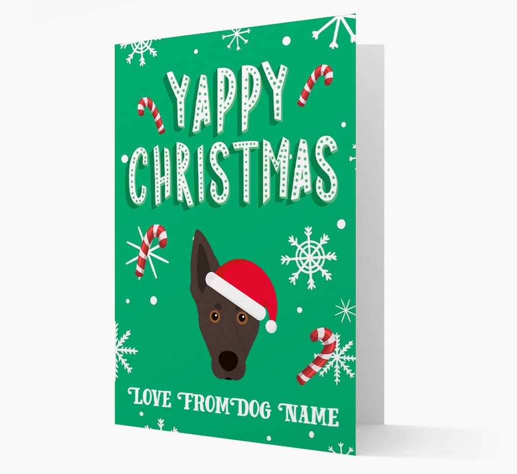 Yappy Christmas: Personalised {breedFullName} Christmas Card