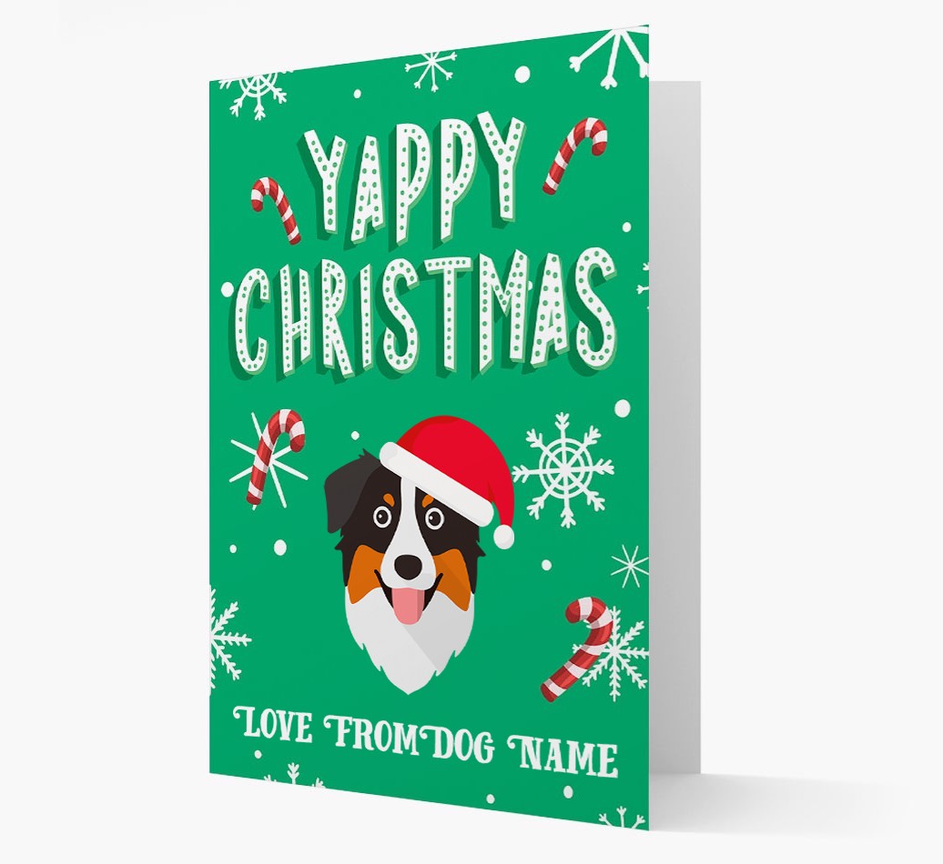 Yappy Christmas: Personalised {breedFullName} Christmas Card