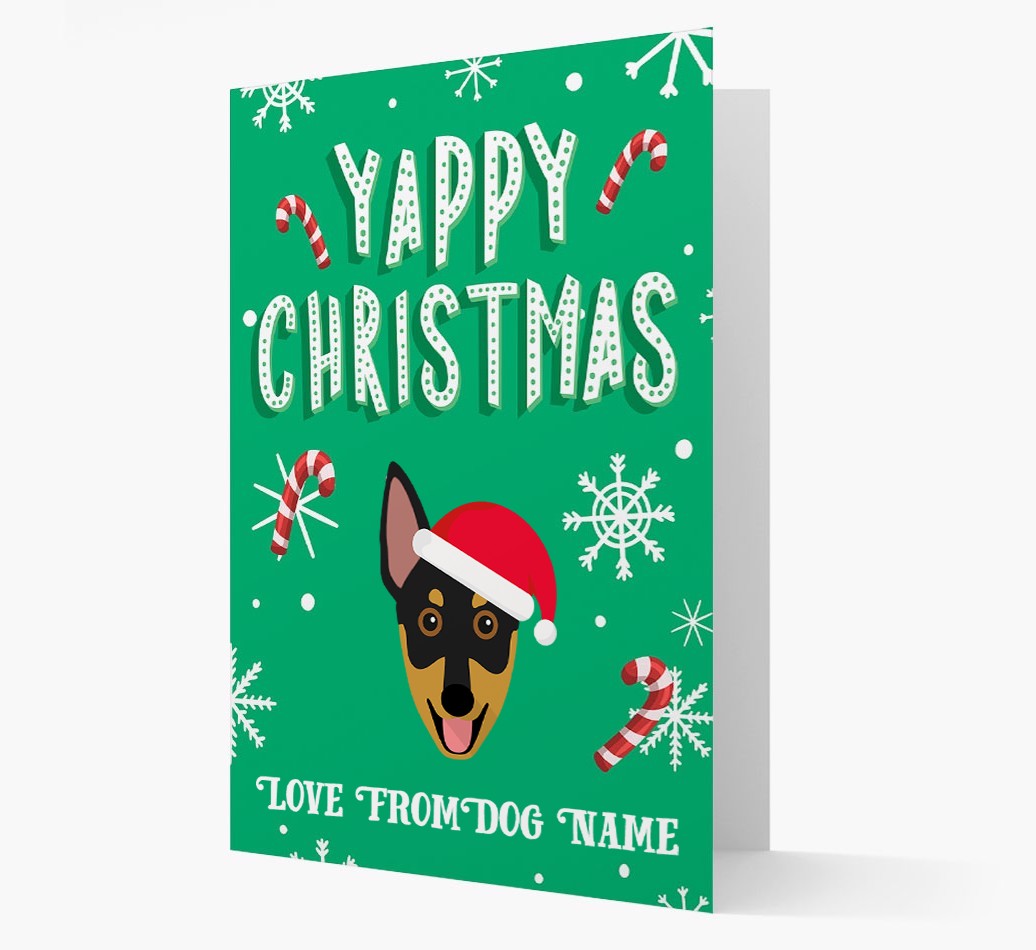 Yappy Christmas: Personalized {breedFullName} Christmas Card