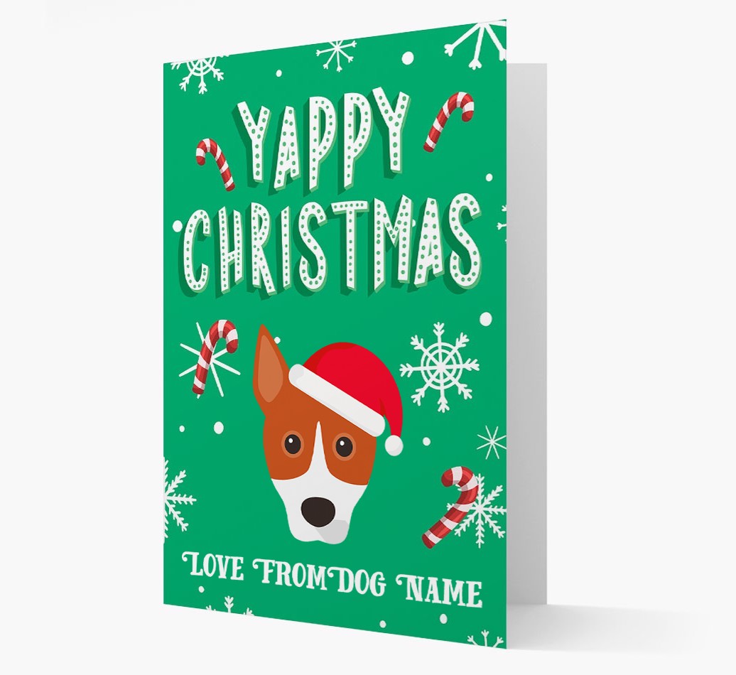 Yappy Christmas: Personalized {breedFullName} Christmas Card