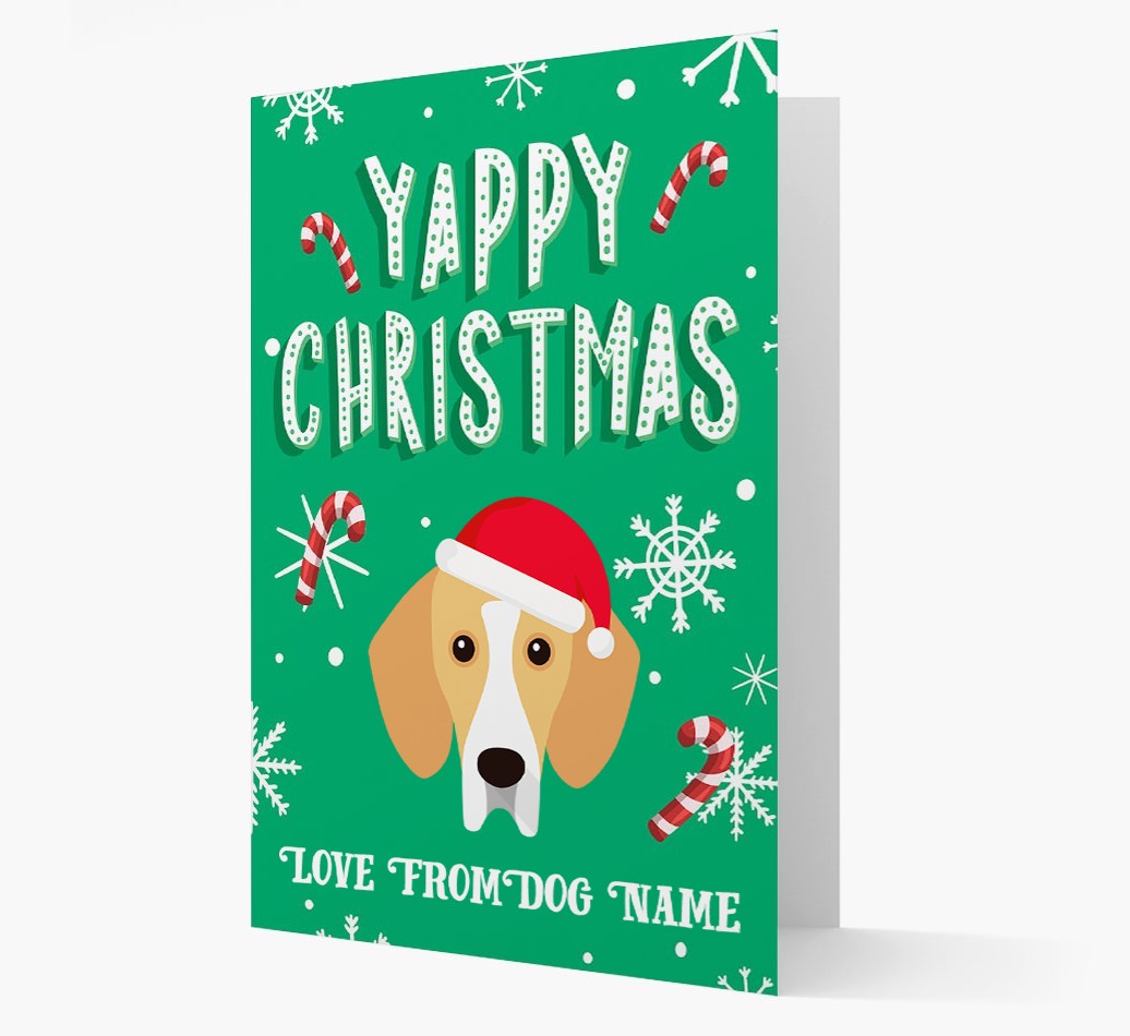 Yappy Christmas: Personalized {breedFullName} Christmas Card
