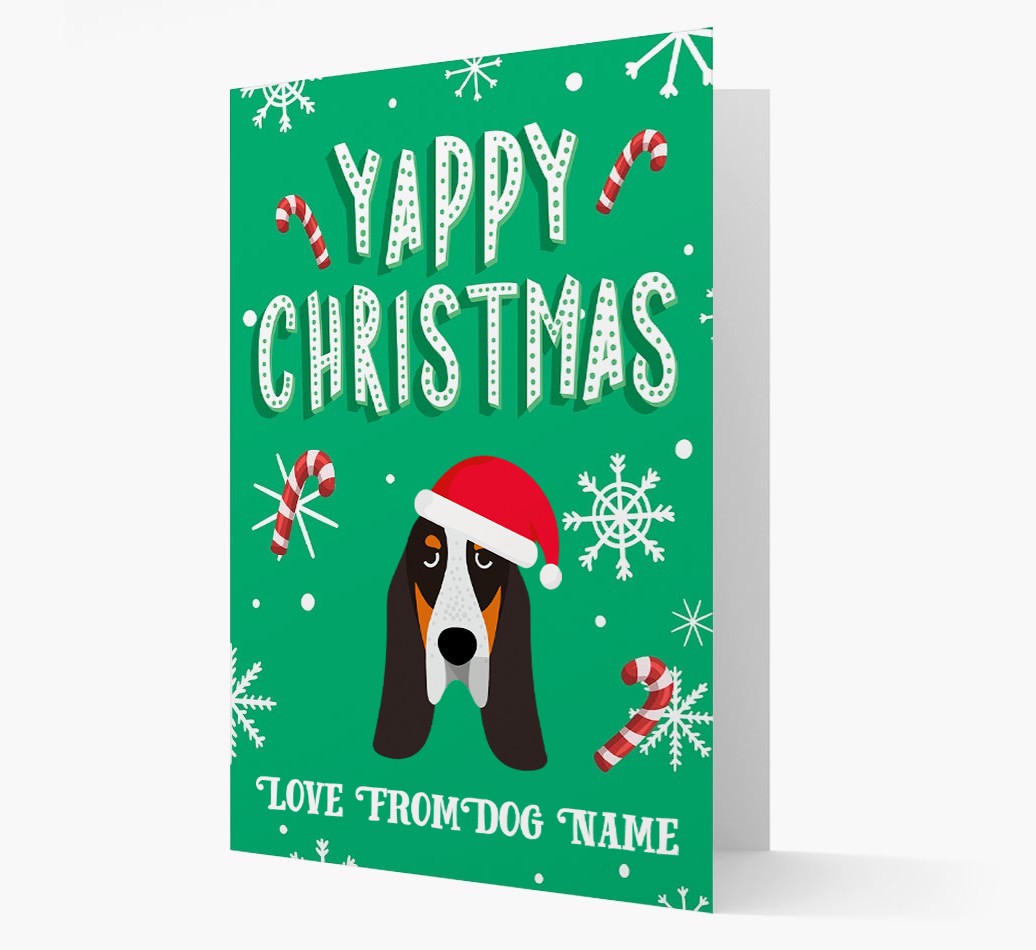 Yappy Christmas: Personalized {breedFullName} Christmas Card