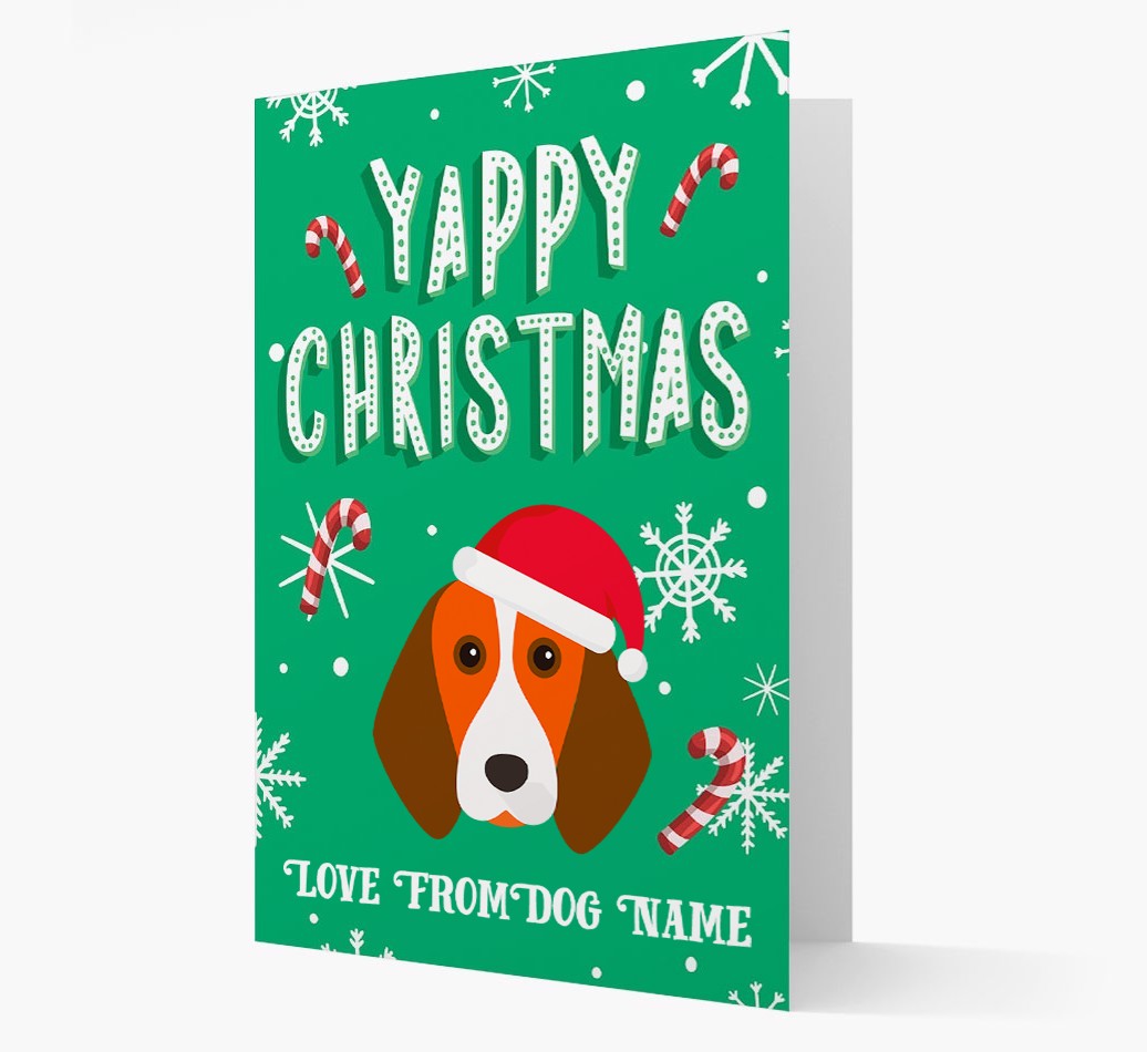 Yappy Christmas: Personalised {breedFullName} Christmas Card