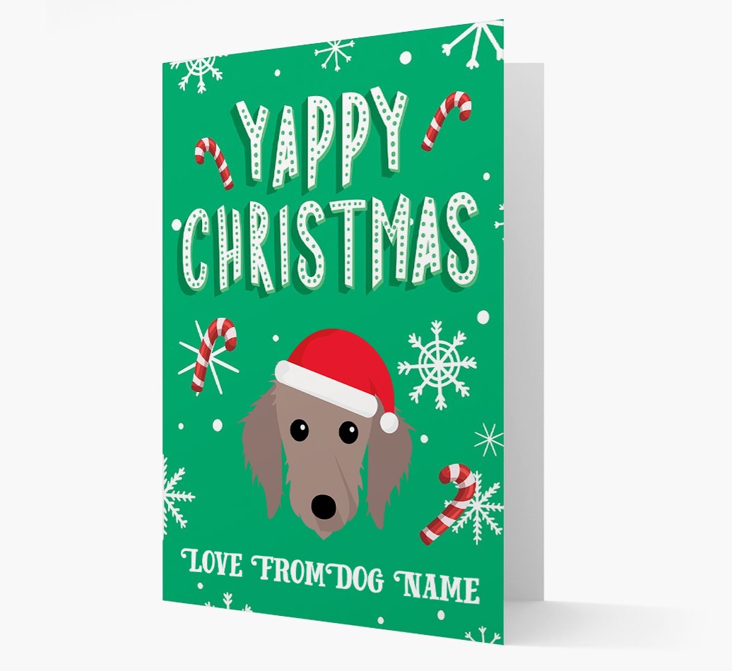 Yappy Christmas: Personalized {breedFullName} Christmas Card