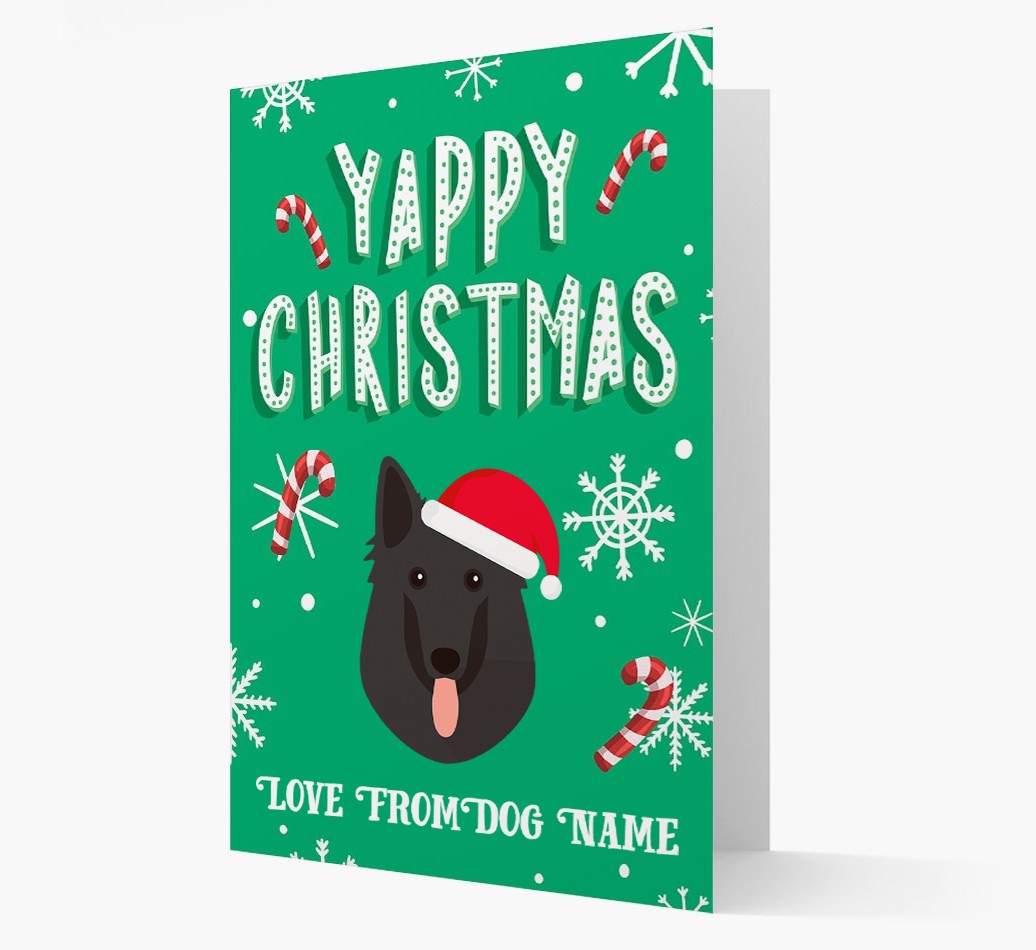 Yappy Christmas: Personalised {breedFullName} Christmas Card
