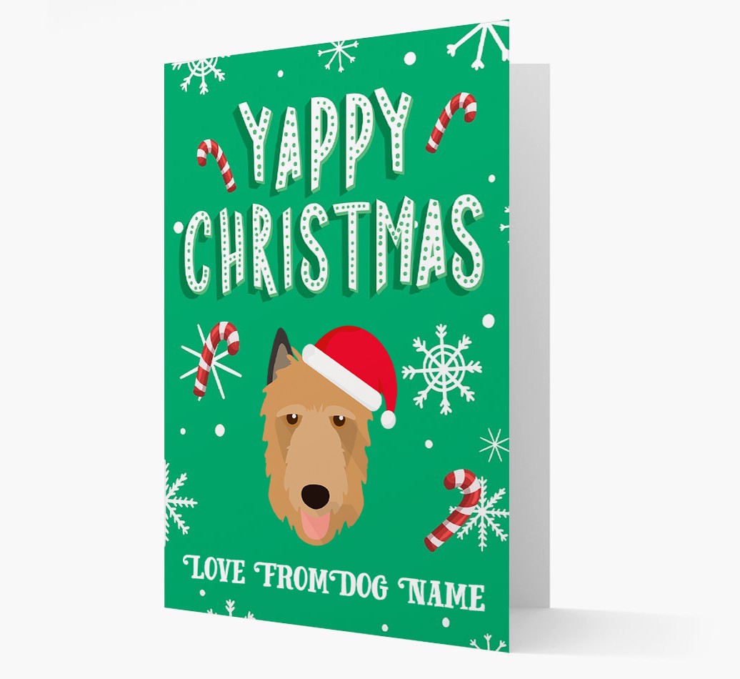 Yappy Christmas: Personalized {breedFullName} Christmas Card