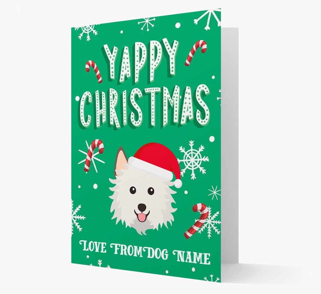 Yappy Christmas: Personalized {breedFullName} Christmas Card