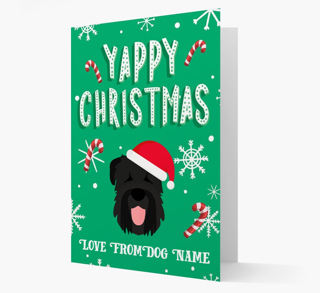 Yappy Christmas: Personalized {breedFullName} Christmas Card