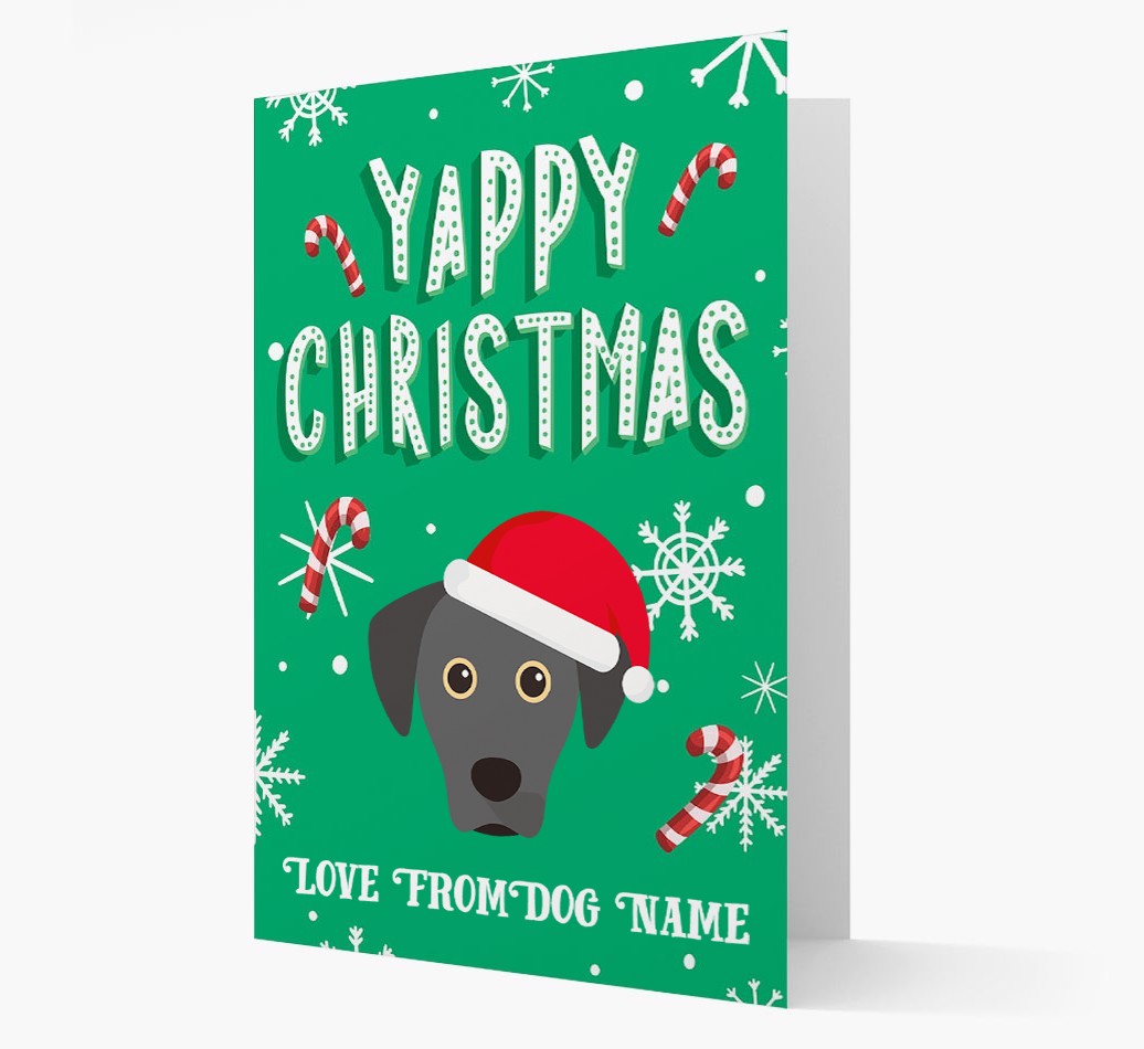 Yappy Christmas: Personalized {breedFullName} Christmas Card