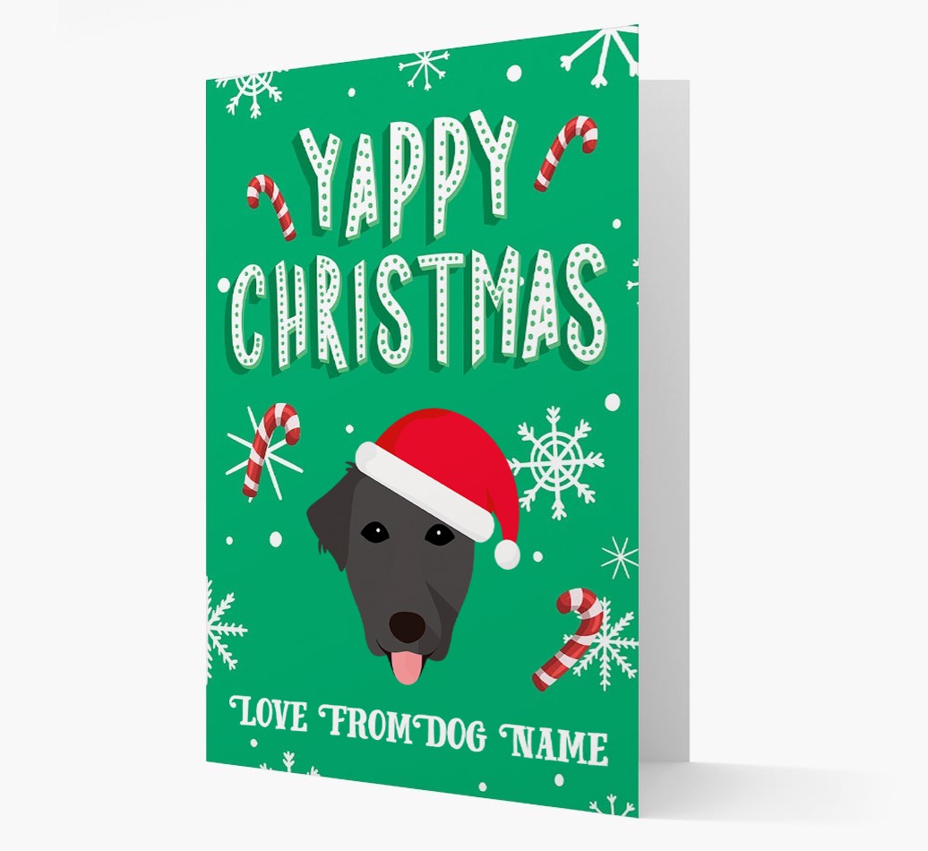 Yappy Christmas: Personalized {breedFullName} Christmas Card